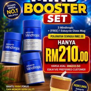 3 Botol Mindtropic - Mind Booster Set